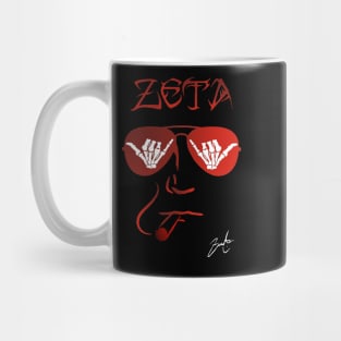 Cara fumando firma Mug